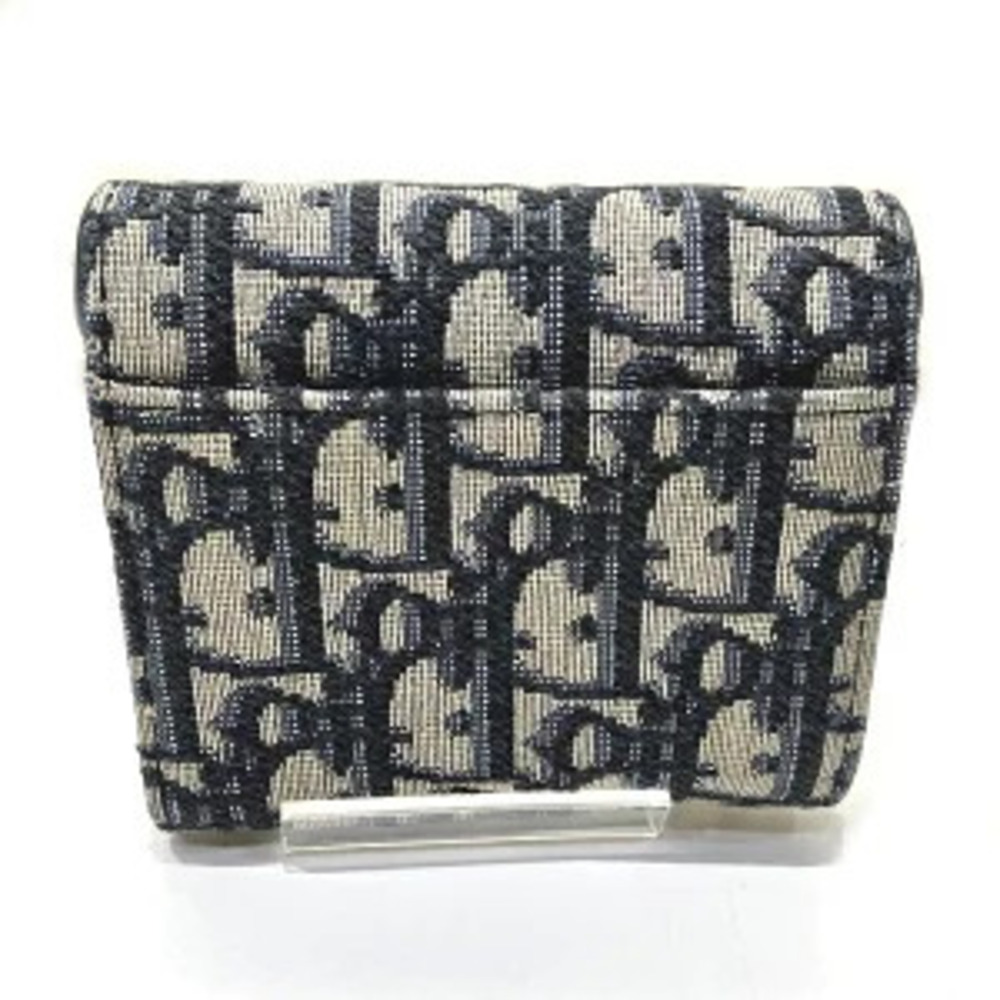 Dior Trotter Saddle Lotus Wallet Tri fold - Picture 2 of 9